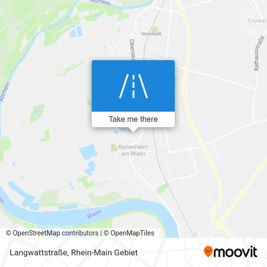Карта Langwattstraße