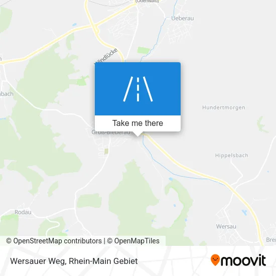 Карта Wersauer Weg
