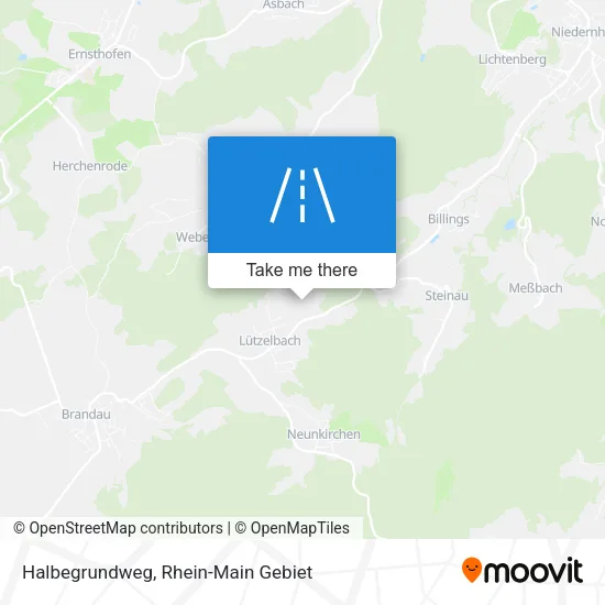 Карта Halbegrundweg