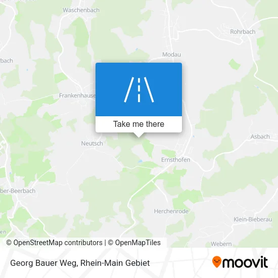 Карта Georg Bauer Weg