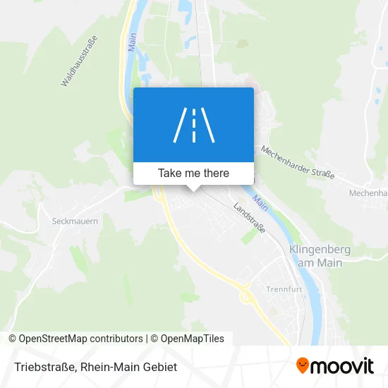 Карта Triebstraße