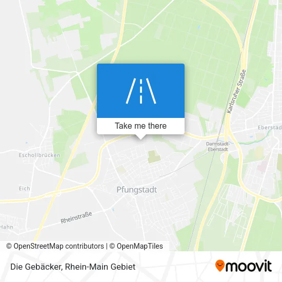 Карта Die Gebäcker