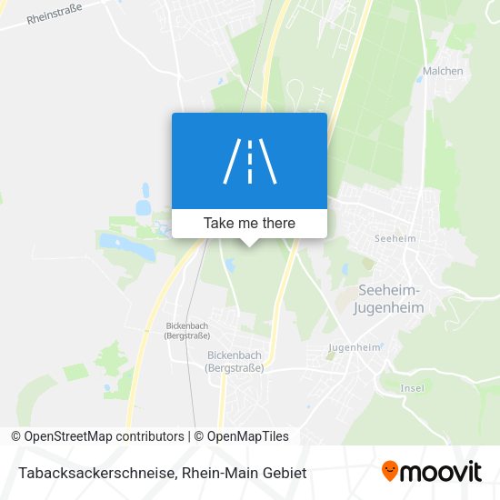 Карта Tabacksackerschneise