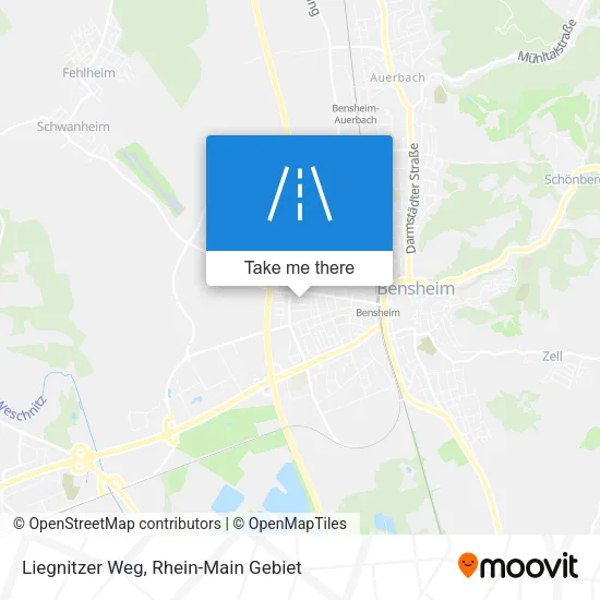Карта Liegnitzer Weg