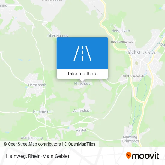 Hainweg map