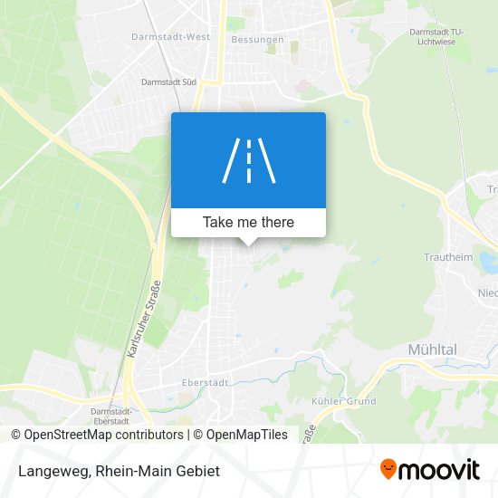 Карта Langeweg