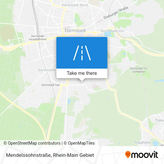 Карта Mendelssohnstraße