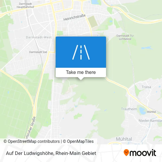 Карта Auf Der Ludwigshöhe