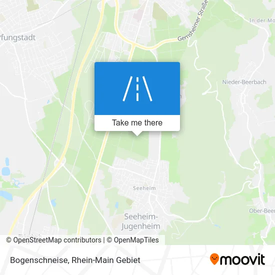 Карта Bogenschneise