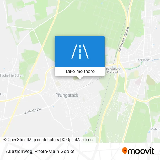 Карта Akazienweg