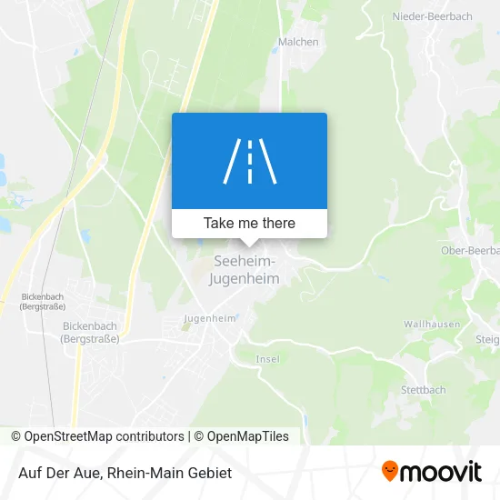 Карта Auf Der Aue