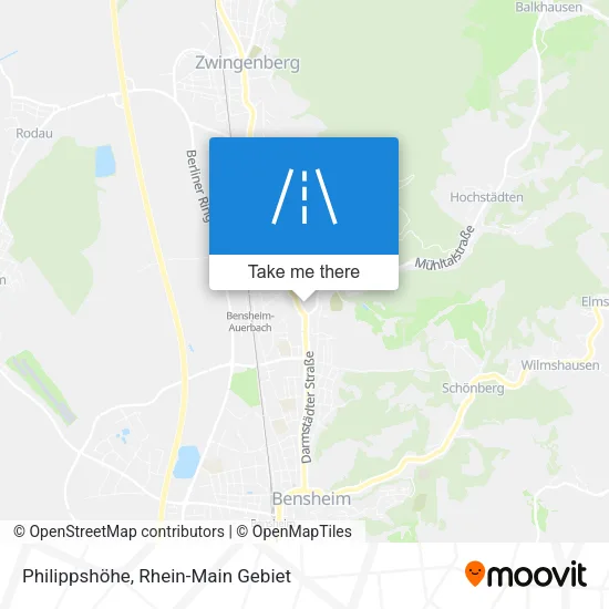 Карта Philippshöhe