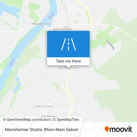 Карта Mannheimer Straße