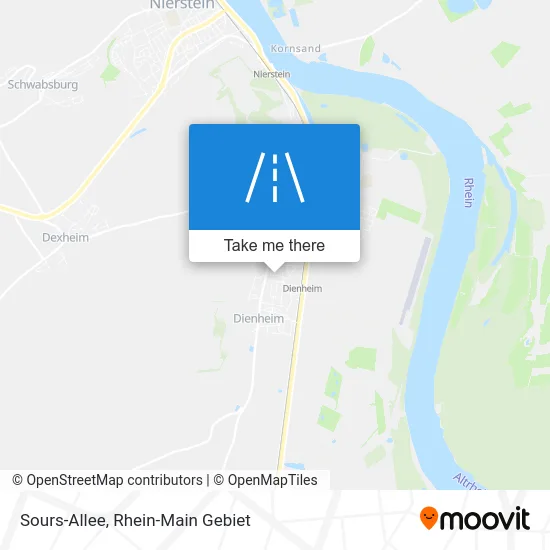 Карта Sours-Allee