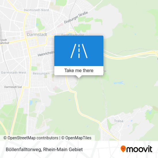 Böllenfalltorweg map