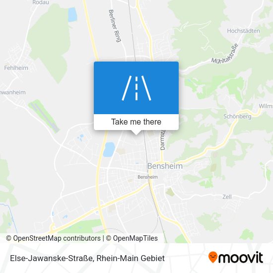 Else-Jawanske-Straße map