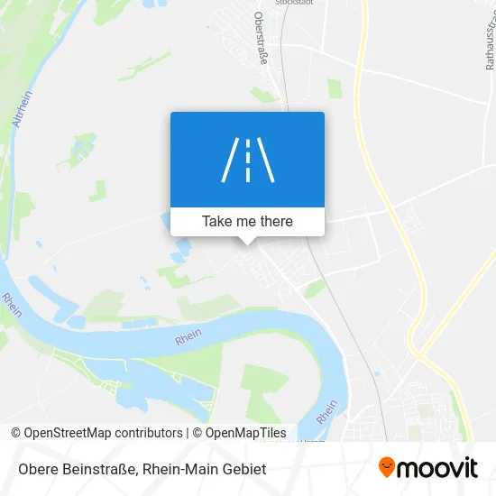 Карта Obere Beinstraße