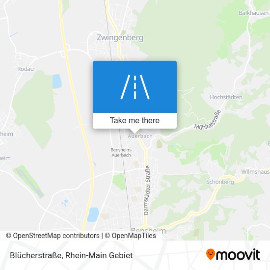 Blücherstraße map