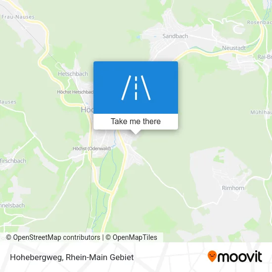 Карта Hohebergweg