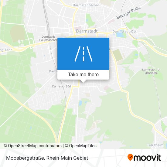 Карта Moosbergstraße