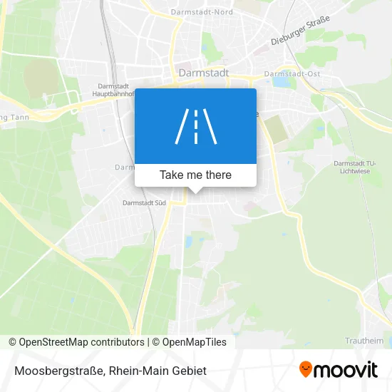 Карта Moosbergstraße