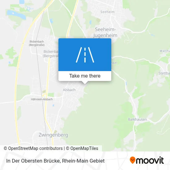 In Der Obersten Brücke map