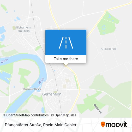 Pfungstädter Straße map