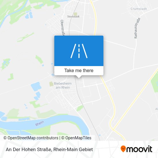 An Der Hohen Straße map