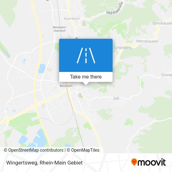 Карта Wingertsweg