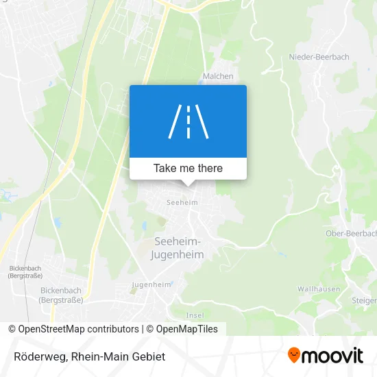 Карта Röderweg
