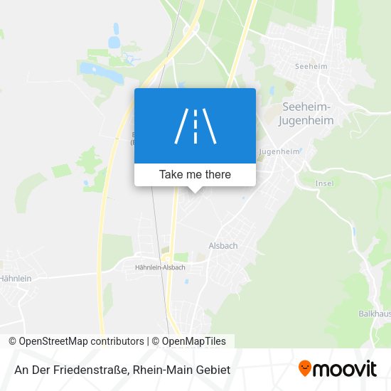 An Der Friedenstraße map