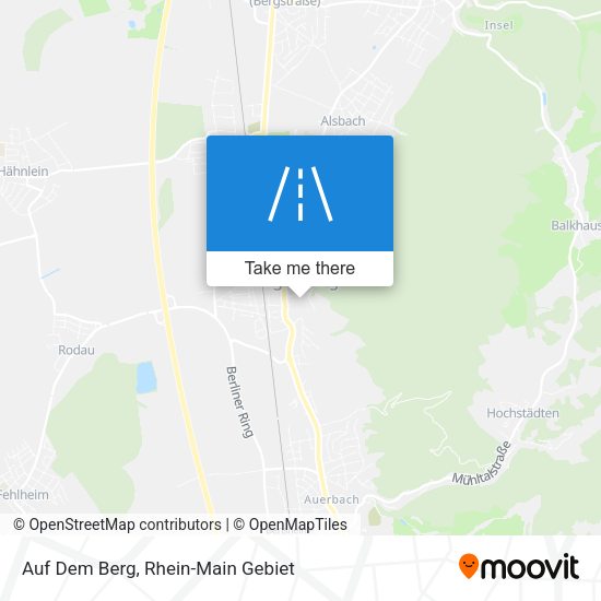Карта Auf Dem Berg