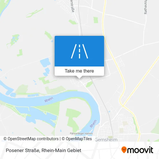 Карта Posener Straße