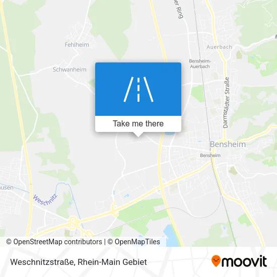 Карта Weschnitzstraße