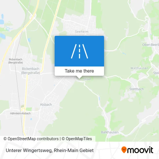 Карта Unterer Wingertsweg