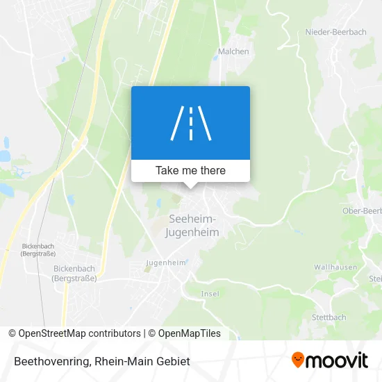 Карта Beethovenring