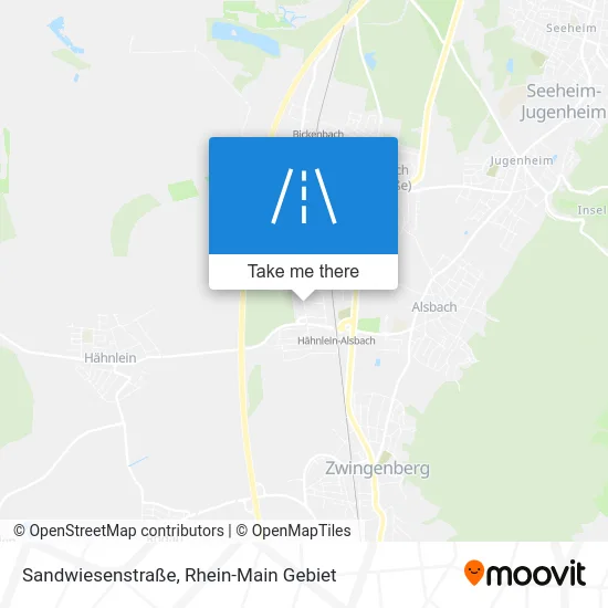 Карта Sandwiesenstraße