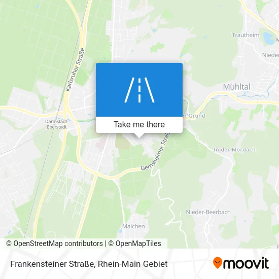 Карта Frankensteiner Straße