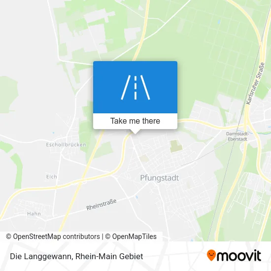 Карта Die Langgewann