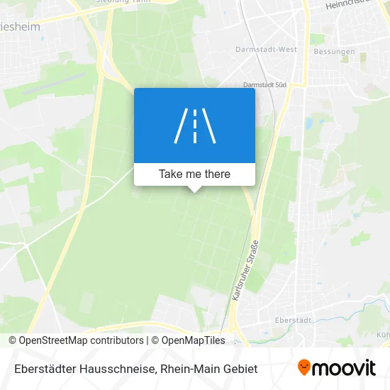 Карта Eberstädter Hausschneise