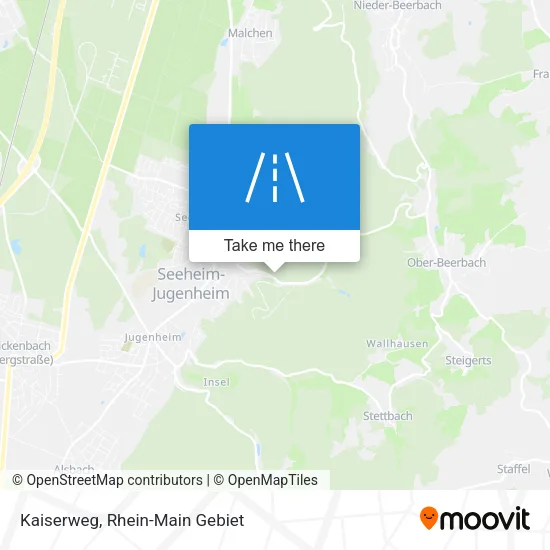 Карта Kaiserweg