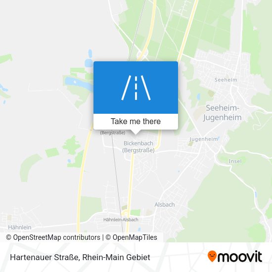 Hartenauer Straße map