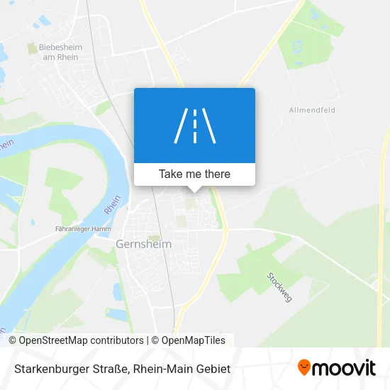 Starkenburger Straße map