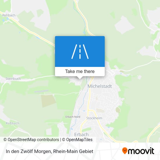 In den Zwölf Morgen map