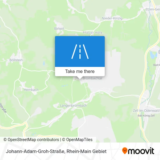 Карта Johann-Adam-Groh-Straße