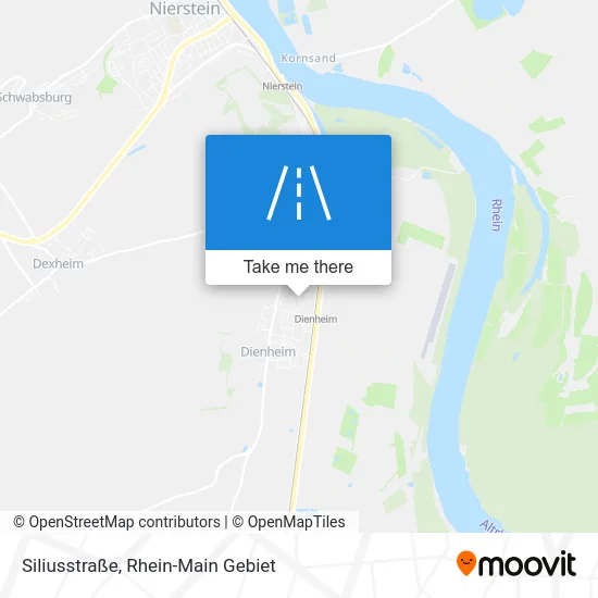 Карта Siliusstraße