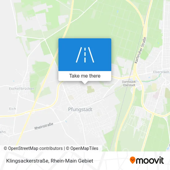 Карта Klingsackerstraße