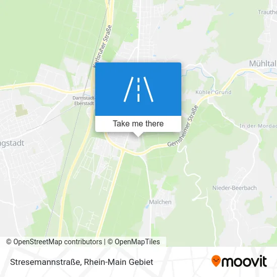 Карта Stresemannstraße