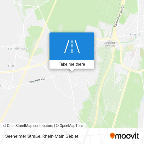 Карта Seeheimer Straße