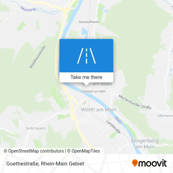 Карта Goethestraße